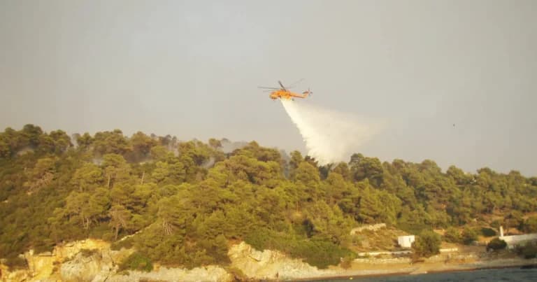 Φωτιά στα Ανοιξιάτικα Χαλκιδικής: Κινητοποίηση 42 πυροσβεστών