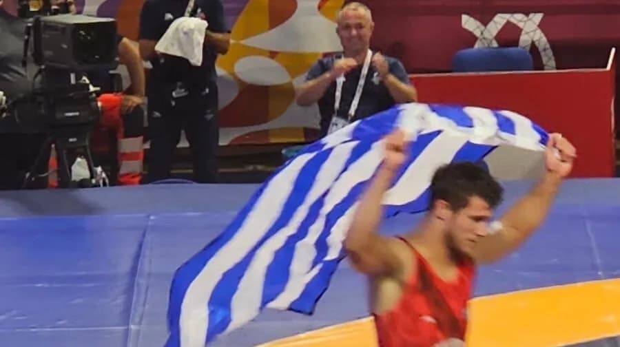Δύο χρυσά για την Ελλάδα στην πάλη στους Μεσογειακούς