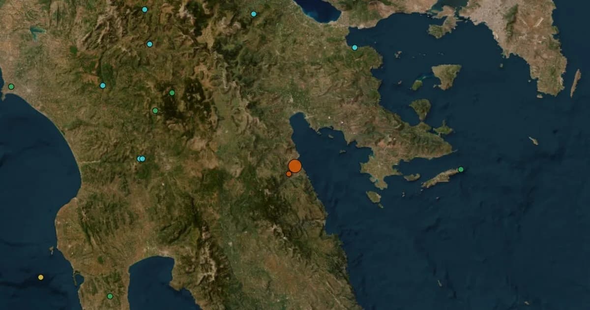 Σεισμός 4,5 Ρίχτερ στο Άστρος Κυνουρίας τα ξημερώματα