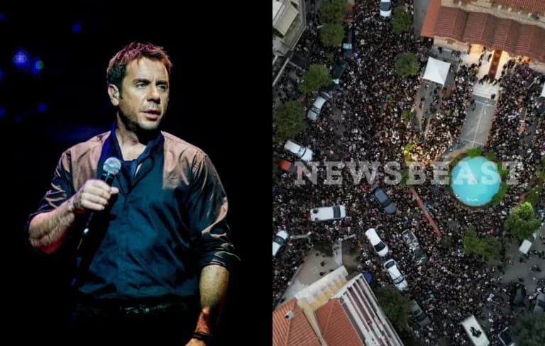 Η κηδεία του Γιώργου Μαζωνάκη στη Νίκαια ανήμερα του Σταυρού
