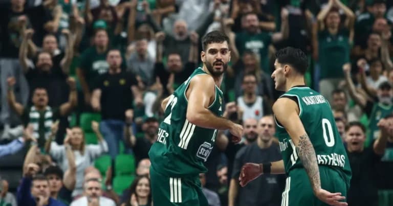 Ο Παναθηναϊκός συνέτριψε τη Βιλερμπάν με 102-79