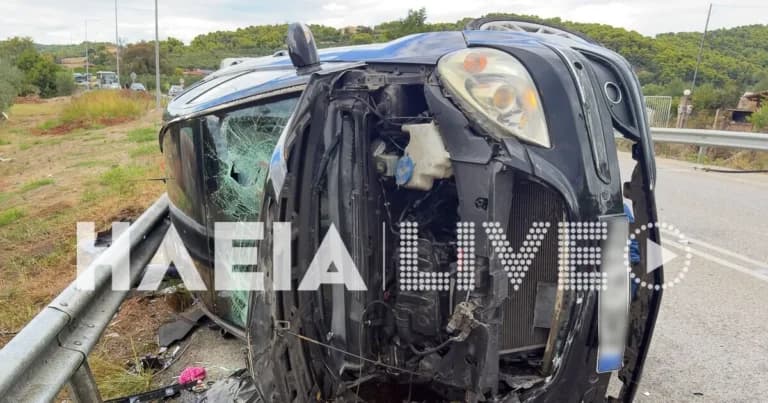 Σοκαριστικό τροχαίο στην Ηλεία: 6 τραυματίες, 2 παιδιά