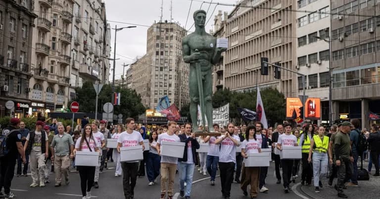 Οι φοιτητές της Σερβίας κατέθεσαν ψηφοδέλτιο