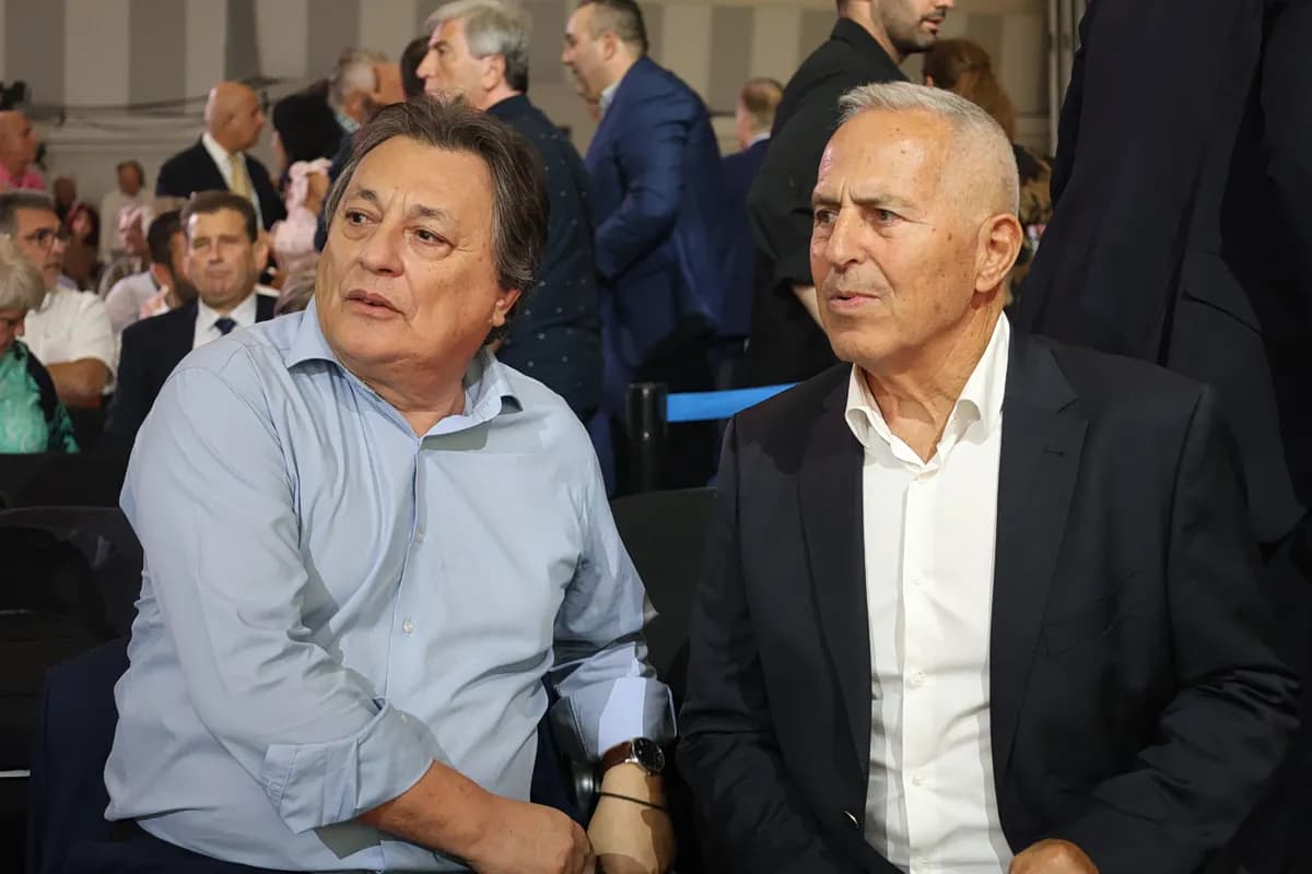 Ο Αποστολάκης και ο Αυλωνίτης στην ομιλία Ανδρουλάκη στη ΔΕΘ
