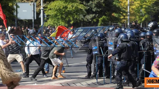 Διαδήλωση αγροτών στο Βουκουρέστι: 24 τραυματίες σε συγκρούσεις