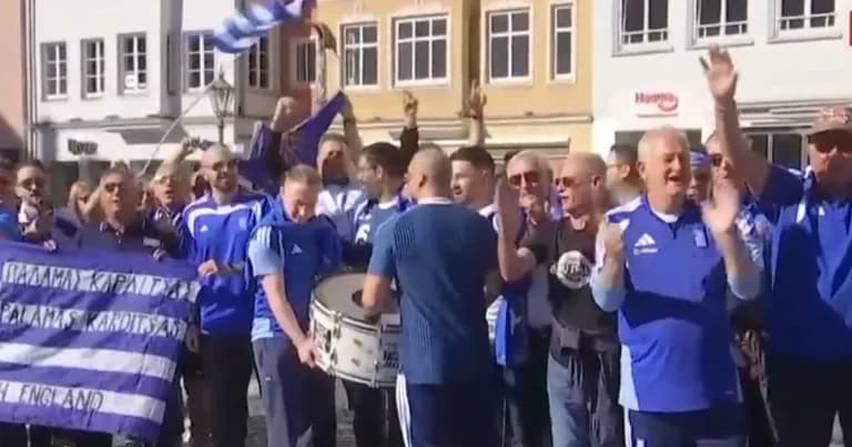 Η Εθνική Ελλάδας κόντρα στη Γερμανία στο Άουγκσμπουργκ