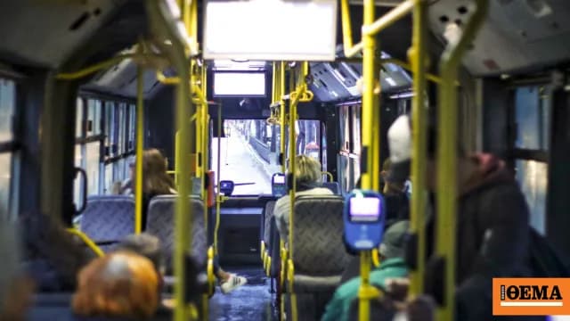 Άγριος καβγάς σε λεωφορείο της γραμμής 203 στο Παγκράτι