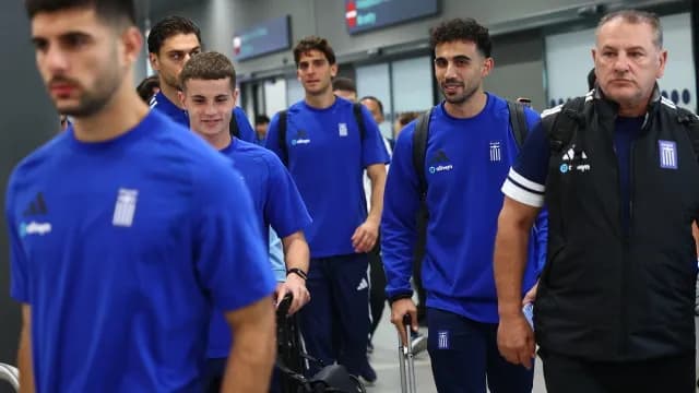 Η Εθνική Ελλάδας στη Θεσσαλονίκη για την Ολλανδία