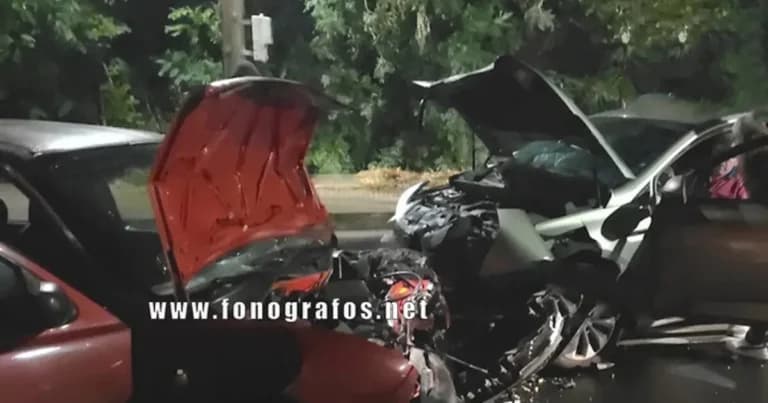 Σοκ στη Λαμία: Τέσσερις τραυματίες σε τροχαίο