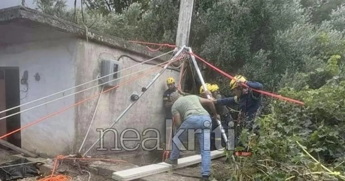 Ο 35χρονος έπεσε σε πηγάδι στο Ηράκλειο και πνίγηκε