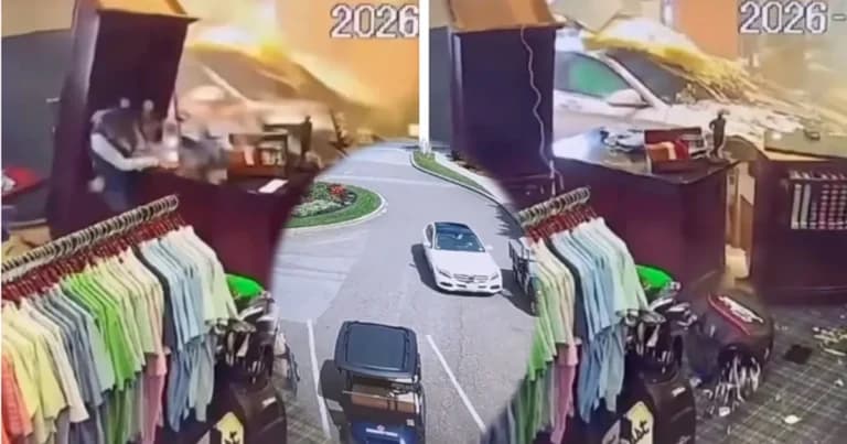 Η Mercedes έπεσε πάνω σε γκολφ κλαμπ στη Μασαχουσέτη