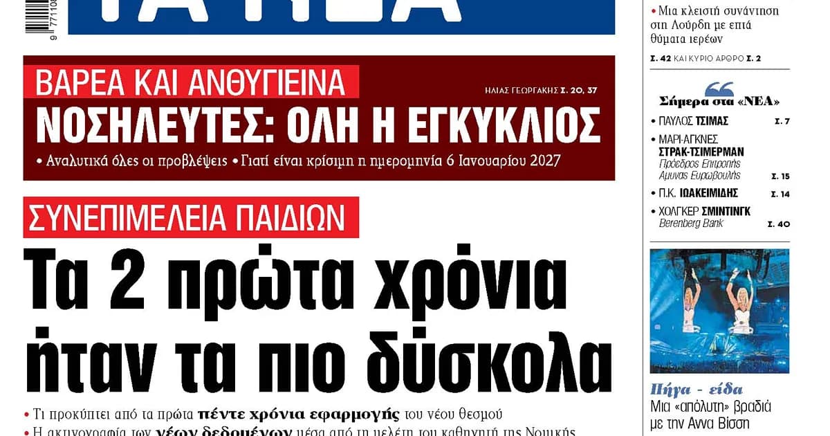 Η συνεπιμέλεια παιδιών στα πρώτα πέντε χρόνια εφαρμογής