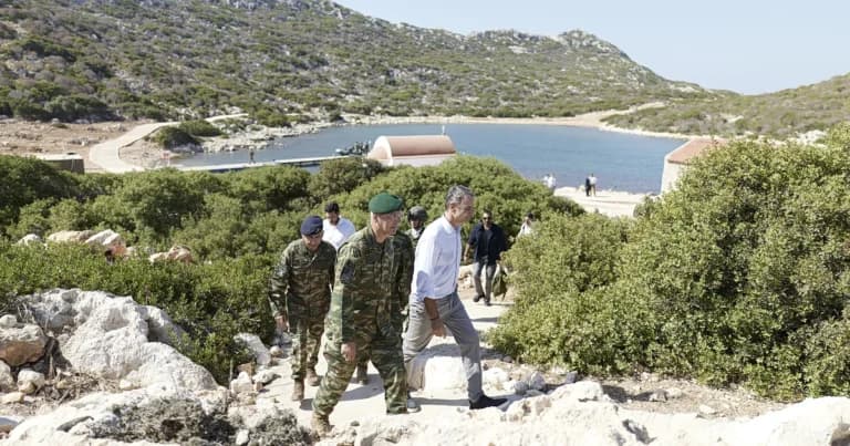 Ο Μητσοτάκης από το Καστελλόριζο στέλνει μήνυμα στην Τουρκία
