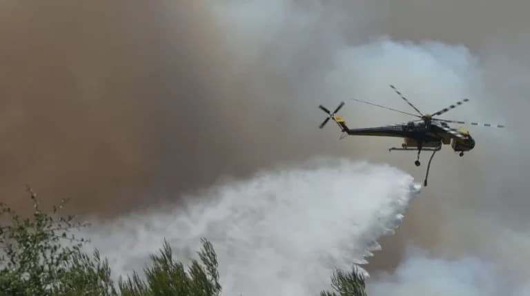 Φωτιά σε αγροτοδασική έκταση στην Άνω Βροντού Σερρών