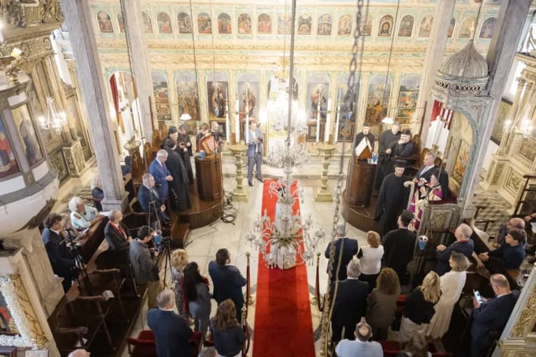 Ο Βαρθολομαίος τέλεσε θυρανοίξια στον Άγιο Χαράλαμπο