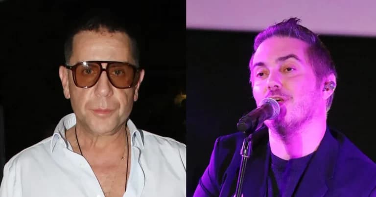 Ο Μιχάλης Χατζηγιάννης αποχαιρετά τον Γιώργο Μαζωνάκη