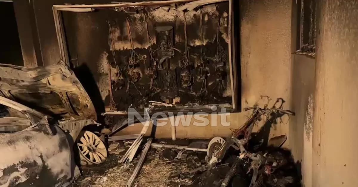 Φωτιά στο Γαλάτσι: Δύο ένοικοι στο νοσοκομείο