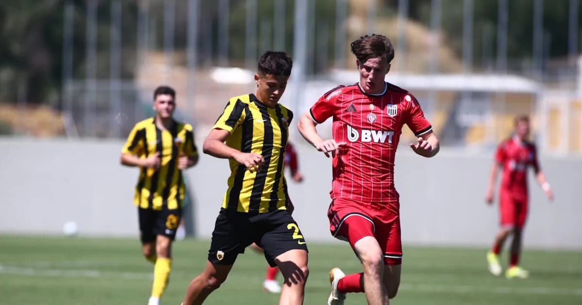 Η ΑΕΚ Κ19 έμεινε στο 0-0 με τη Λασκ στο Youth League