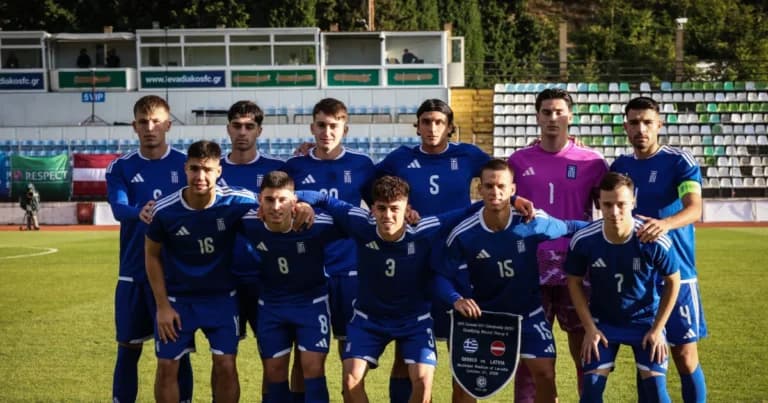 Η Εθνική Ελπίδων κρίνει το εισιτήριο για Euro 2027