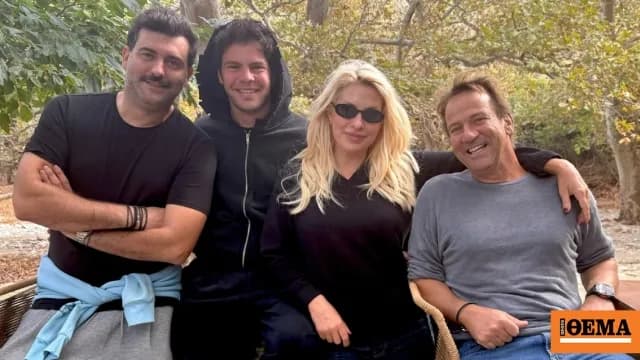 Η Ελένη Μενεγάκη υποδέχθηκε τον Οκτώβριο στην Άνδρο