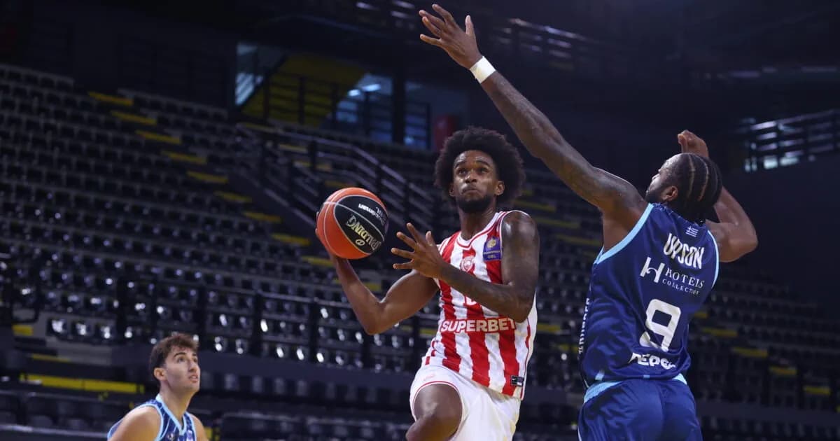 Ολυμπιακός   Κολοσσός Ρόδου 99-83: Σόου του Μοντέρο με 30 πόντους