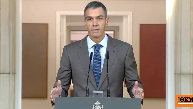Ο Σάντσεθ προκηρύσσει πρόωρες εκλογές για τις 29 Νοεμβρίου