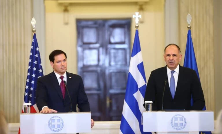 Γεραπετρίτης-Ρούμπιο: Συζήτηση για την τεχνητή νοημοσύνη