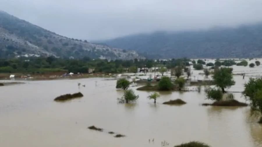 Αυτοψία σε πλημμυροπαθείς περιοχές της Κρήτης