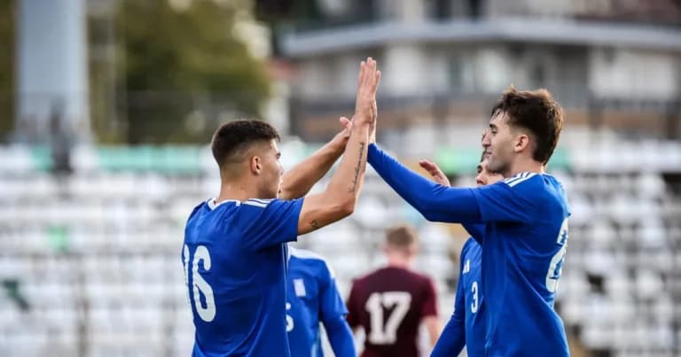 Η Εθνική Ελπίδων νίκησε 4-2 τη Λετονία στη Λιβαδειά