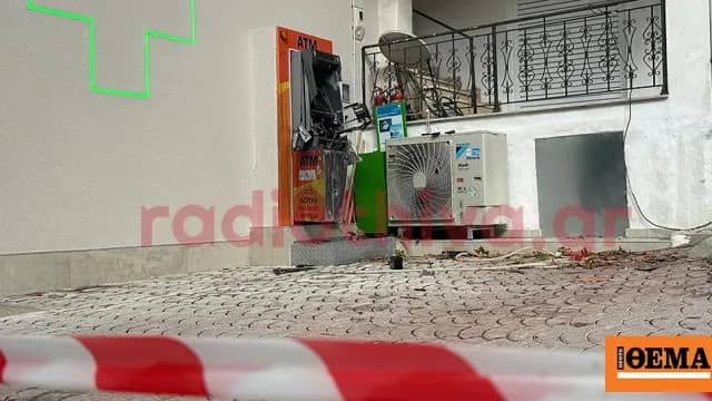 Ανατίναξη ΑΤΜ στις Θεσπιές: Ζημιές σε σπίτια και φαρμακείο
