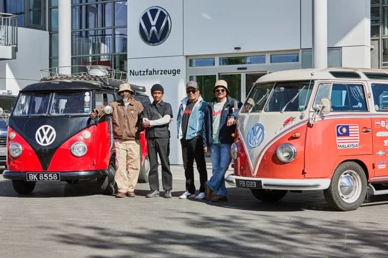 Τα κλασικά VW Bus ταξίδεψαν 20.000 χλμ. από τη Μαλαισία