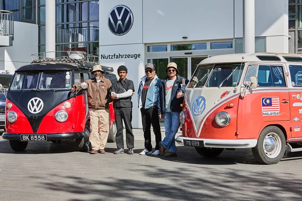 Τα κλασικά VW Bus ταξίδεψαν 20.000 χλμ. από τη Μαλαισία