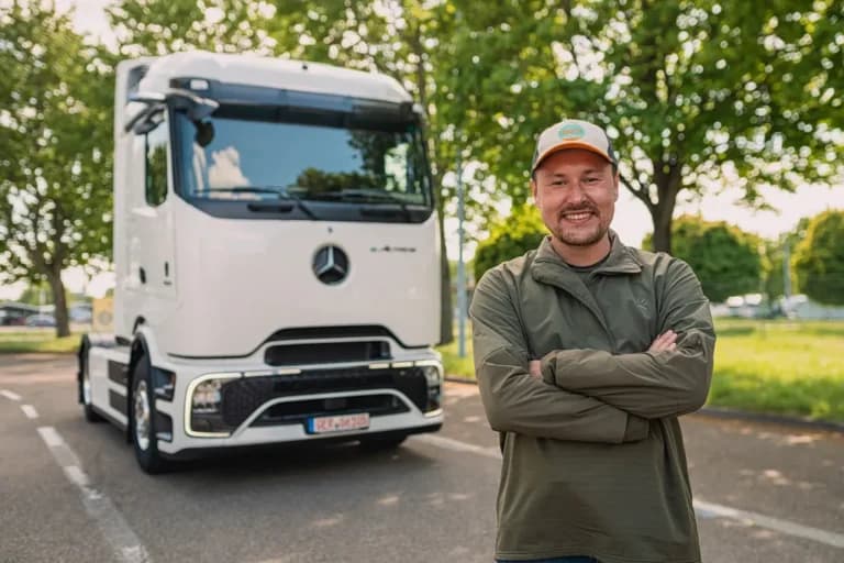 Ο γύρος του κόσμου με ηλεκτρικό φορτηγό Mercedes eActros 600