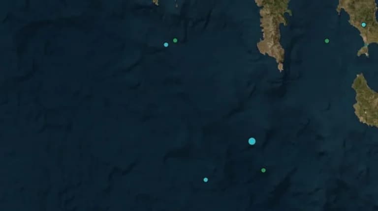 Σεισμός 3,8 Ρίχτερ κοντά στη Βάθεια Λακωνίας