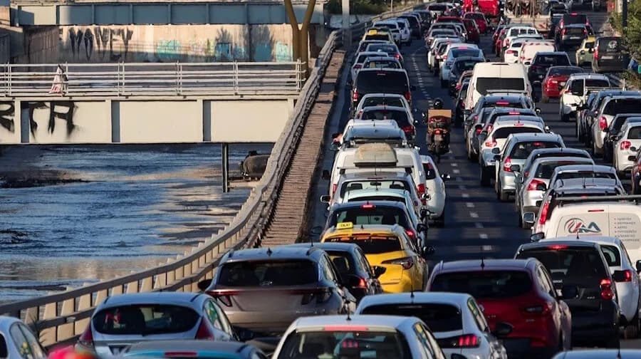 Μεγάλη καραμπόλα στον Κηφισό: 8 οχήματα εμπλέκονται