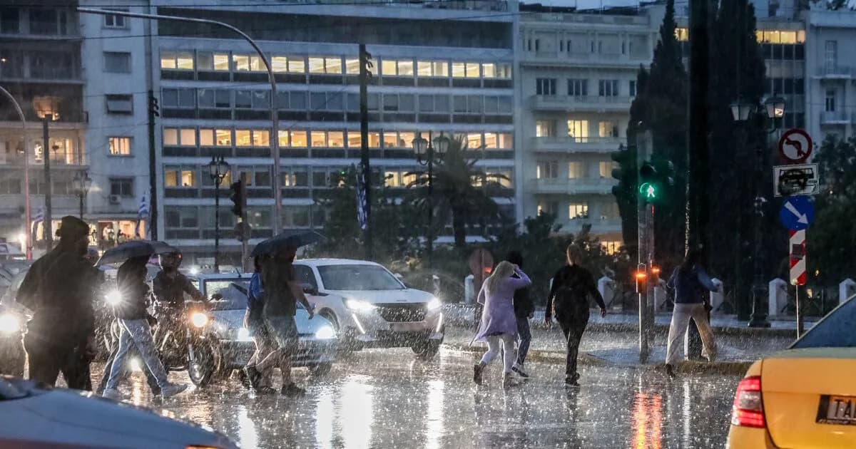 Βροχερός ο καιρός σήμερα 23 Μαΐου σε όλη την Ελλάδα