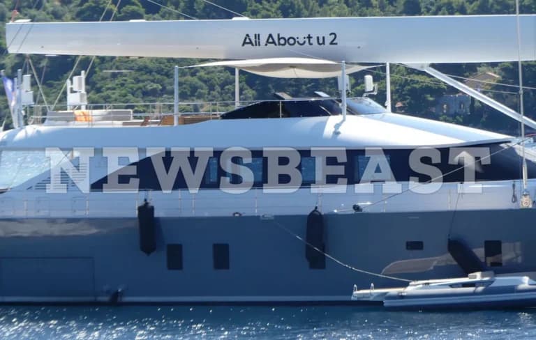 Το superyacht All About U 2 του Ron Zuckerman στο Αιγαίο
