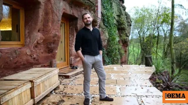 Ο Άντζελο Μαστροπιέτρο μετέτρεψε σπηλιά σε σπίτι