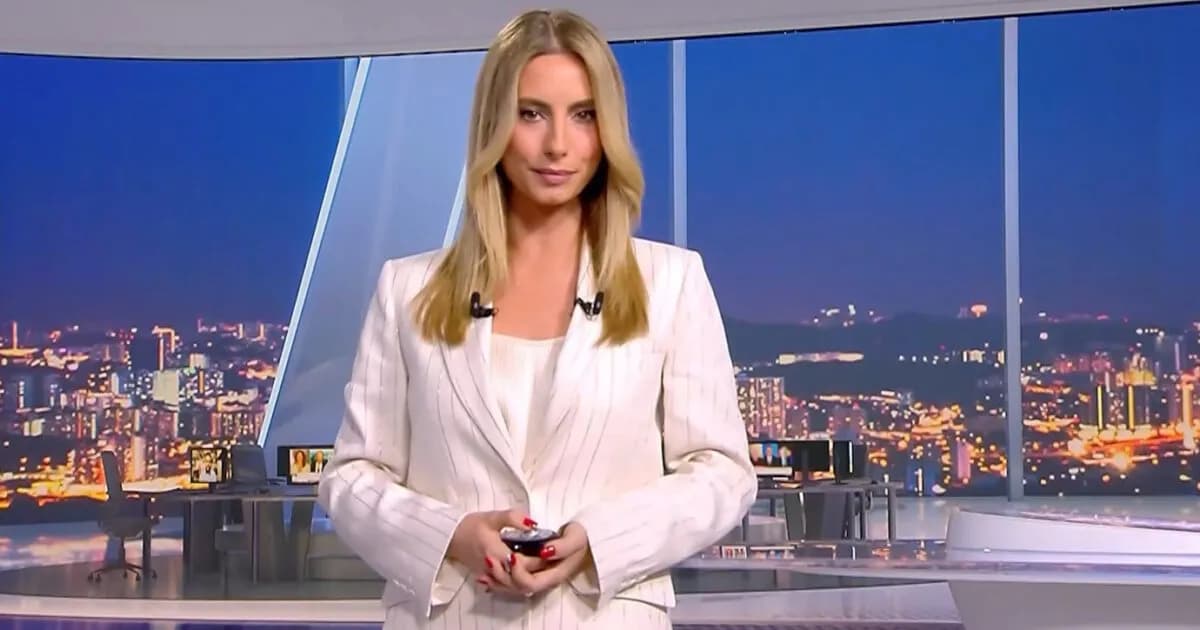 Η Λένα Φλυτζάνη στο κεντρικό δελτίο του ΣΚΑΪ