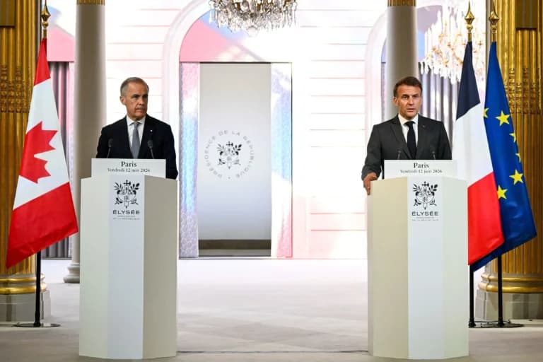 Μακρόν και Κάρνεϊ δεσμεύονται για ενίσχυση Ευρώπης-Καναδά
