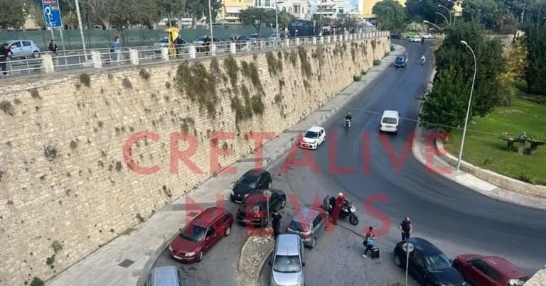 19χρονος έπεσε από τα Ενετικά Τείχη Ηρακλείου