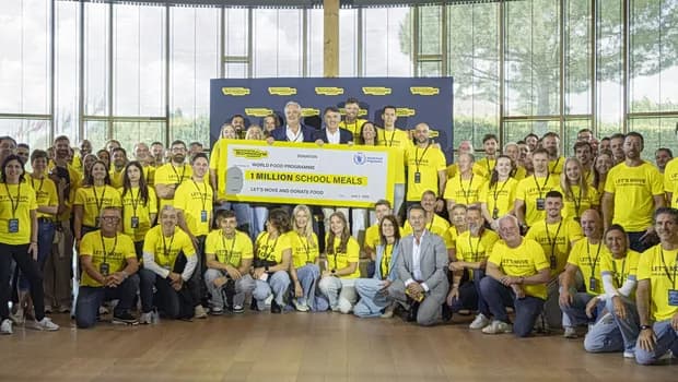 Η Technogym δώρισε 1 εκατομμύριο σχολικά γεύματα