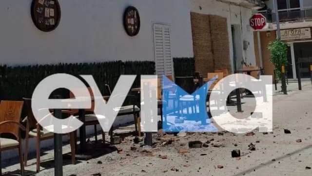 Σεισμός στη Βόρεια Εύβοια: Ζημιές σε σπίτια και κατολισθήσεις