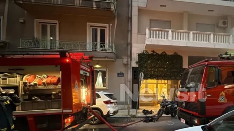 Φωτιά σε κατάστημα στην οδό Σκουφά του Κολωνακίου