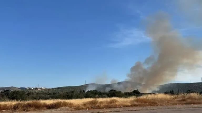 Φωτιά στην Κερατέα: Μεγάλη κινητοποίηση πυροσβεστικών δυνάμεων