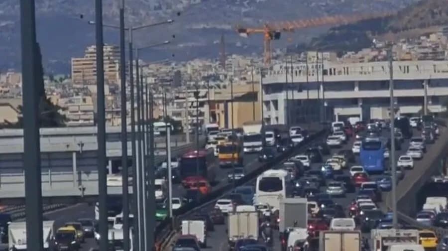 Χάος στους δρόμους της Αττικής: Ο Κηφισός «ασφυκτιά»