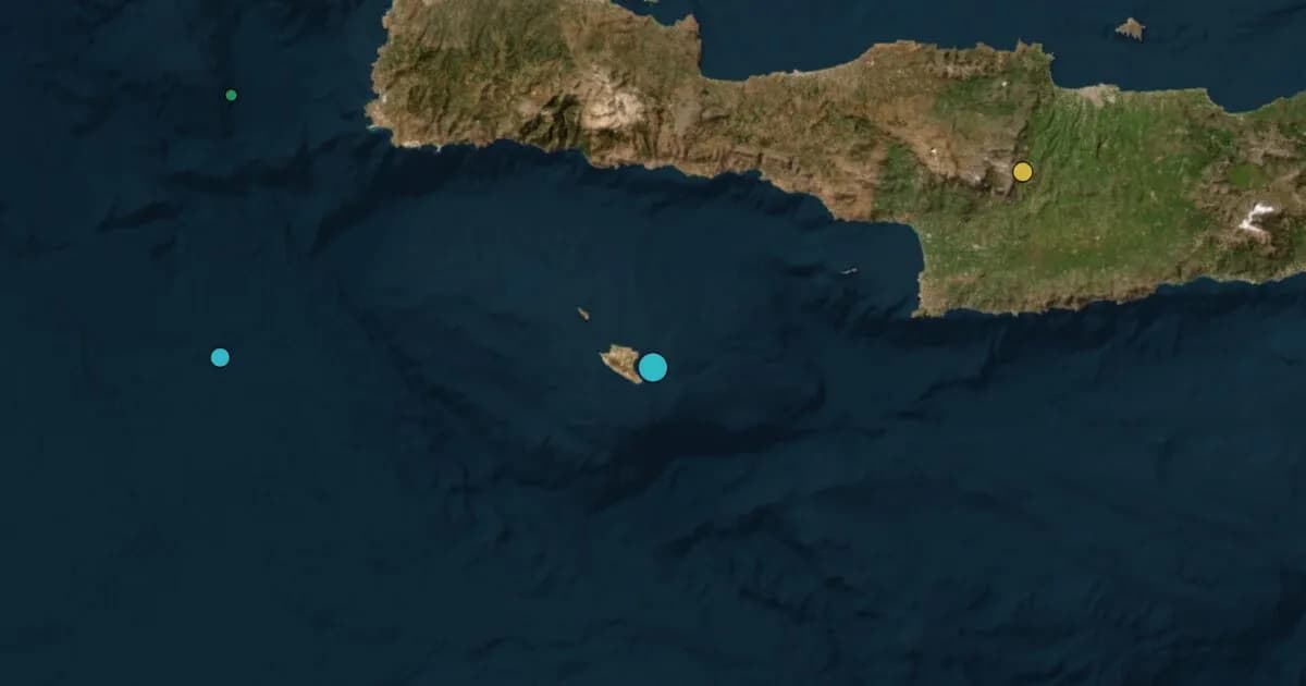 Σεισμός στη Γαύδο: 5,3 Ρίχτερ ταρακούνησε τη νότια Κρήτη