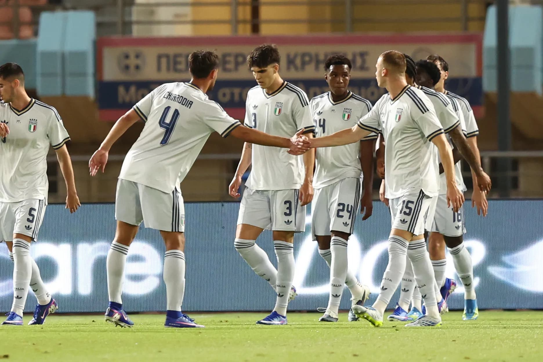 Η Ιταλία προηγείται 1-0 της Ελλάδας στο Παγκρήτιο