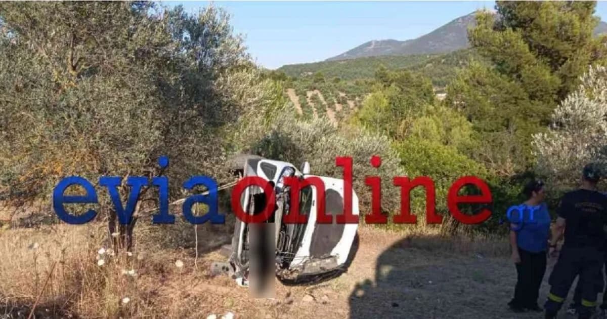 Σοβαρό τροχαίο στην Εύβοια με πέντε Γάλλους τουρίστες