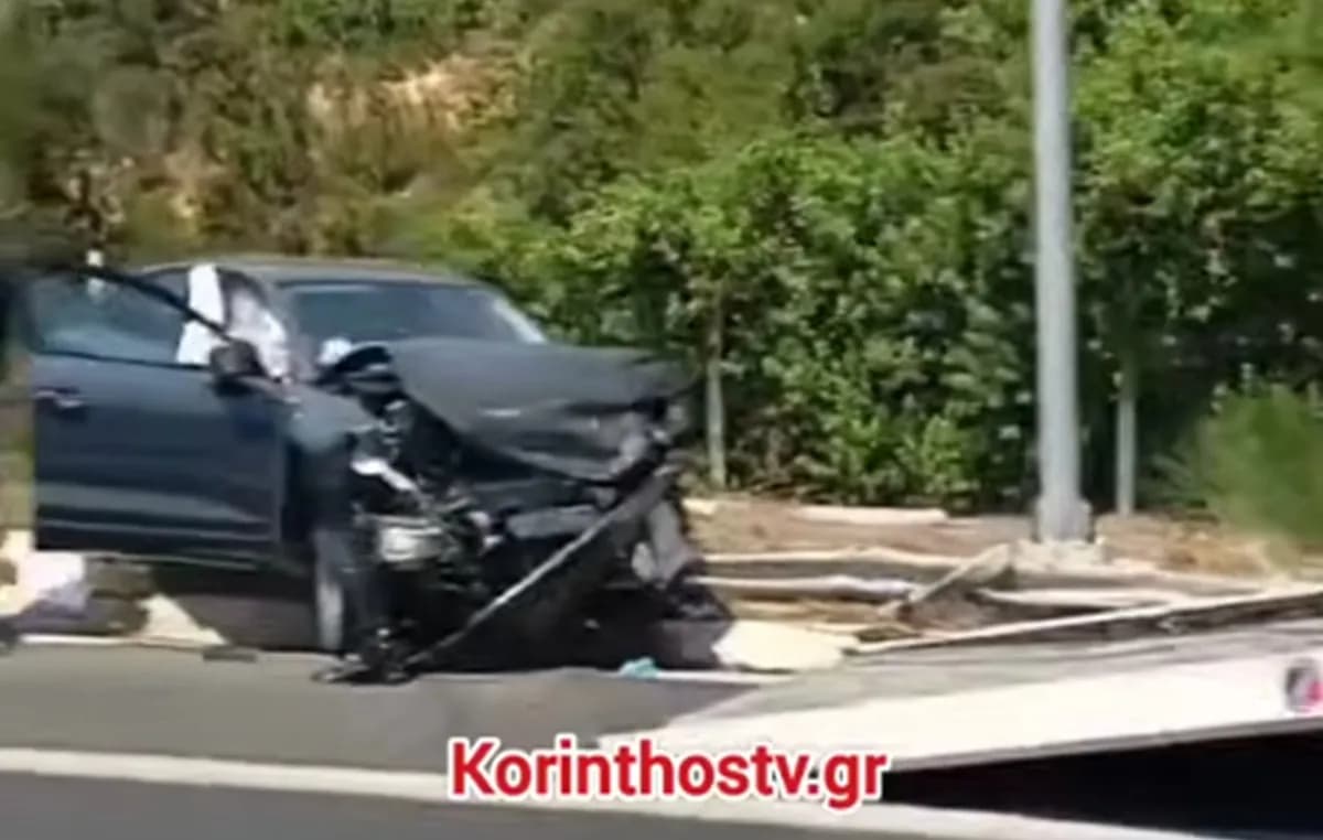 Το τροχαίο στην Αρχαία Νεμέα άφησε τρεις τραυματίες